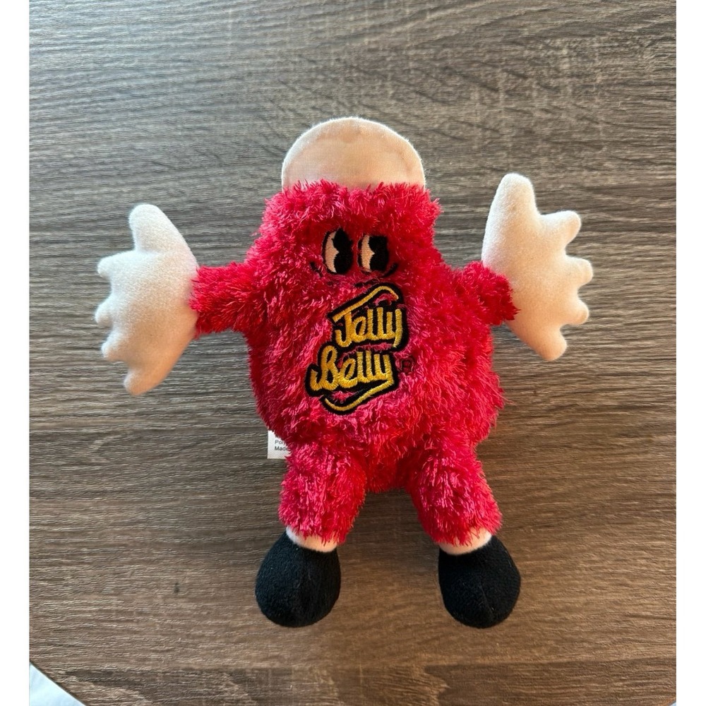 Jelly Belly Red Cherry With Baseball Hat Plush Toy Doll 7"  Chenille Soft
